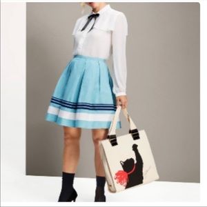 Jason Wu Target Blue Striped Skirt Size 8